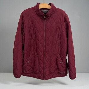 Eddie Bauer Women's Quilted Jacket - Burgundy